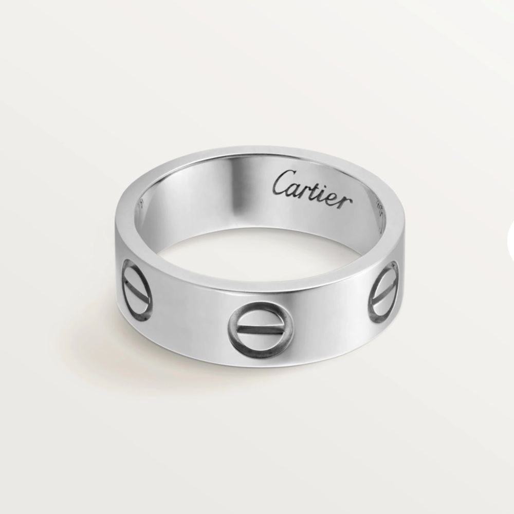 Cartier Love Ring in White Gold 50mm